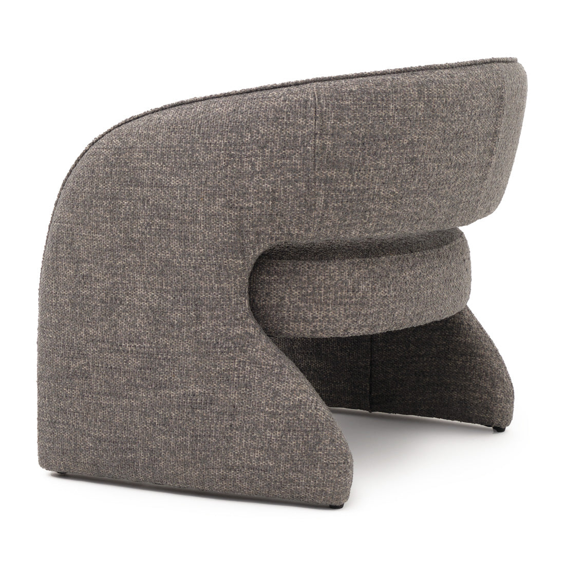 Elvea Fabric Accent Chair Dark Grey