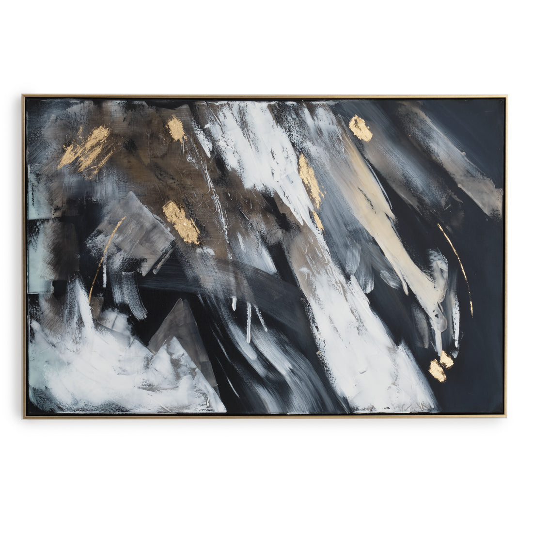Westmonty Painting on Canvas Dark Grey