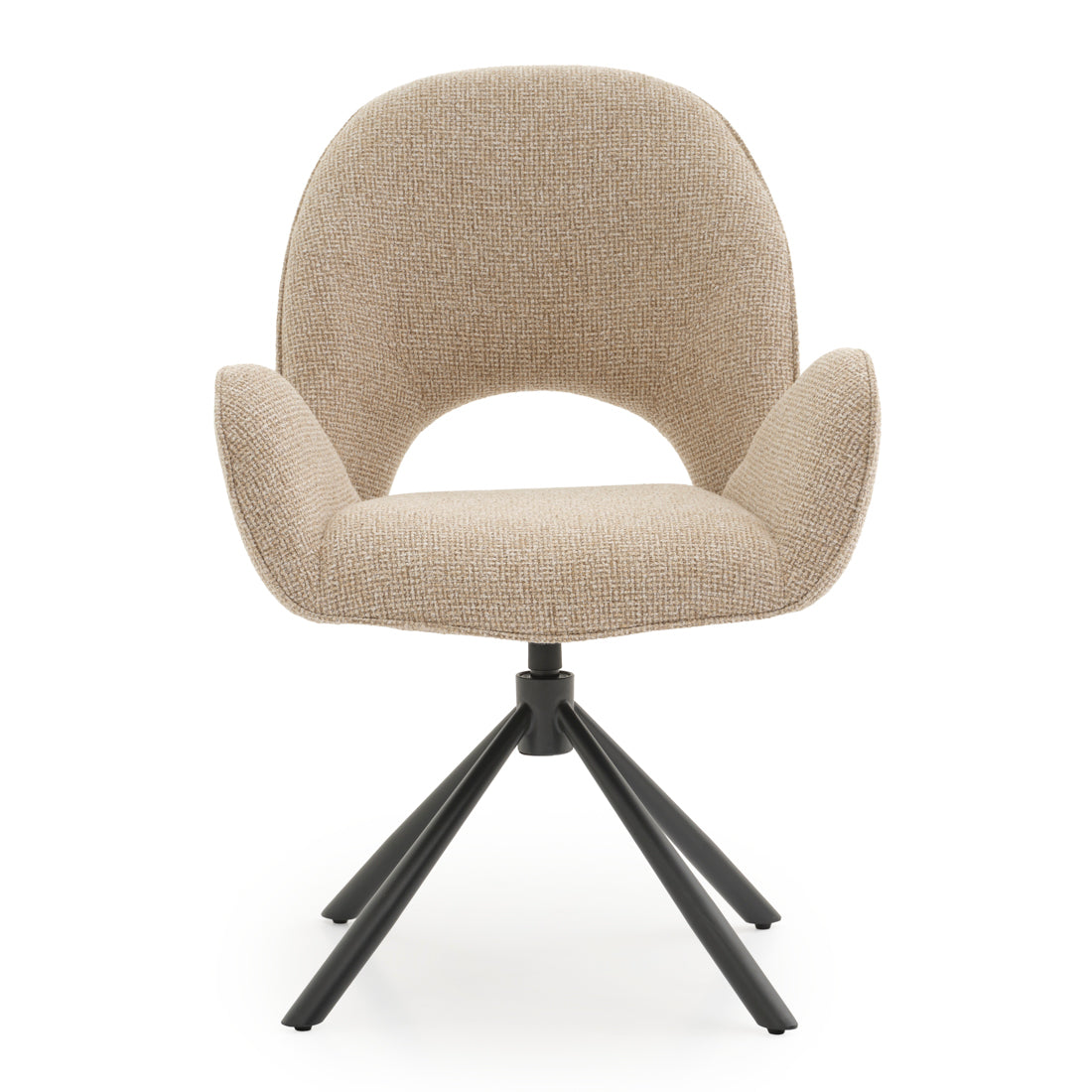 Effina Swivel Armchair Beige