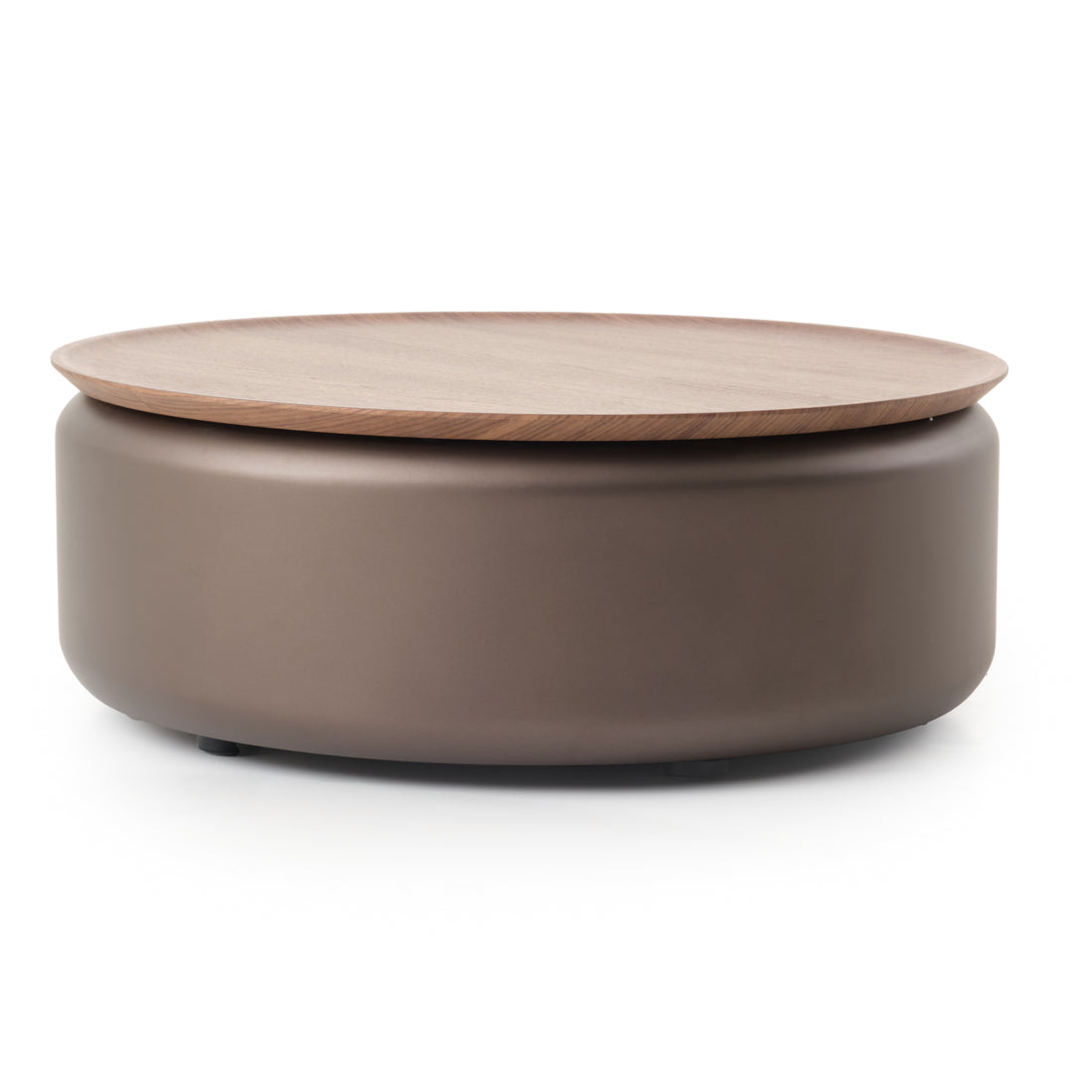 Narelle Wood Coffee Table Dark Brown