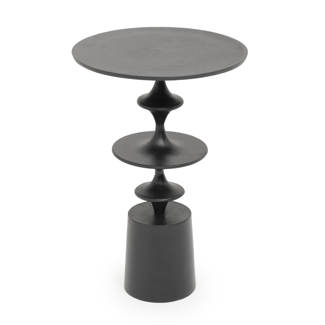Esdra Metal Accent Table Black