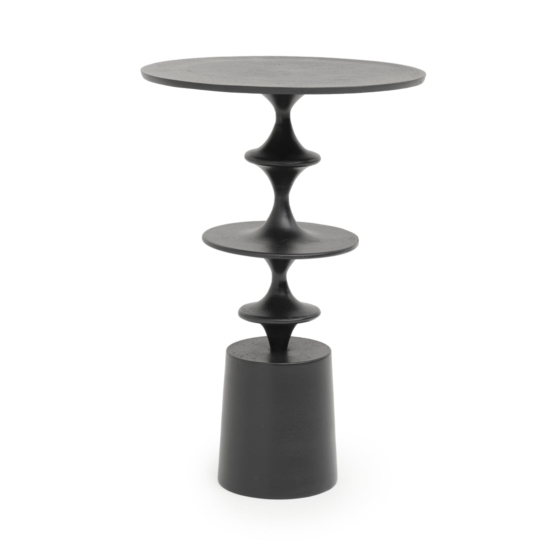 Esdra Metal Accent Table Black