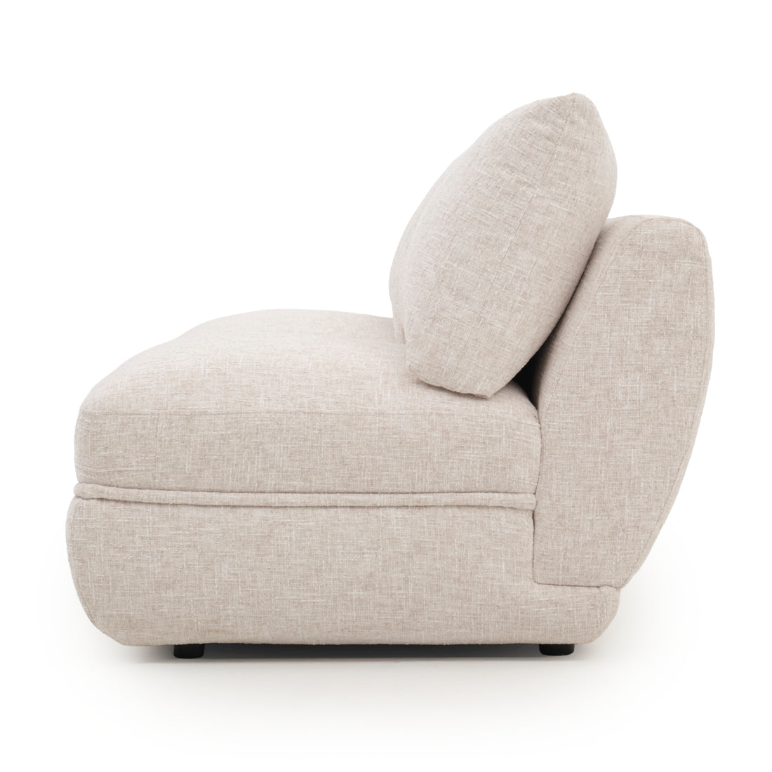 Esteli Fabric Modular Loveseat Beige