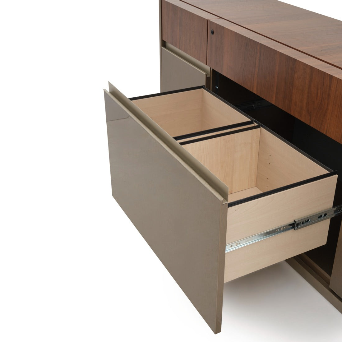 Epic 4-Drawer Filing Cabinet Dark Brown