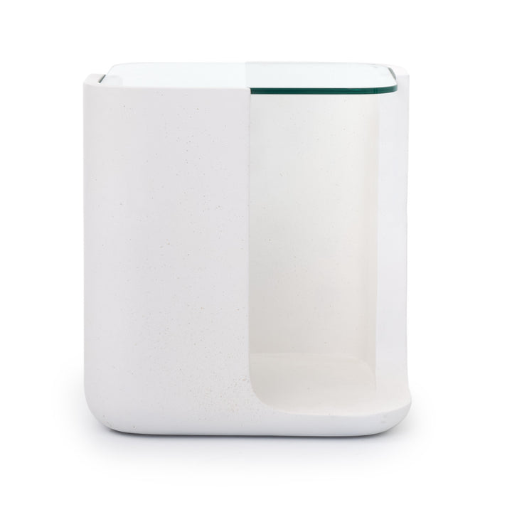 Edia Outdoor End Table White