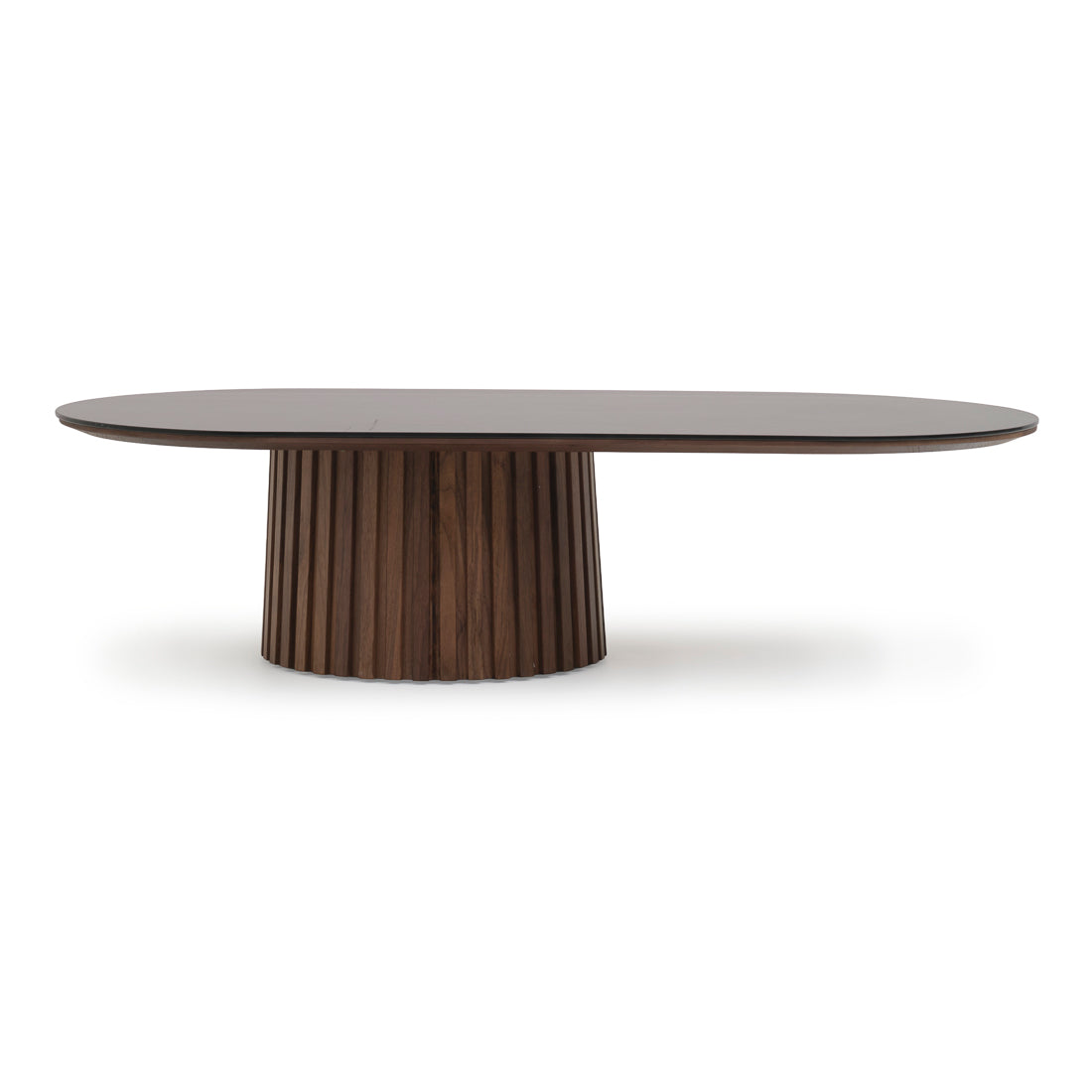 Elzie Ceramic Coffee Table Black