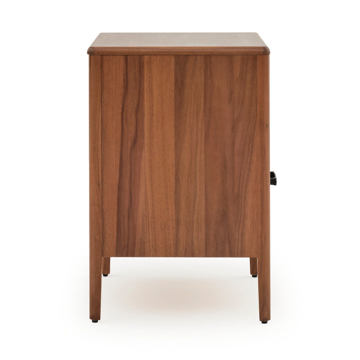 Edriana Left Nightstand Dark Brown