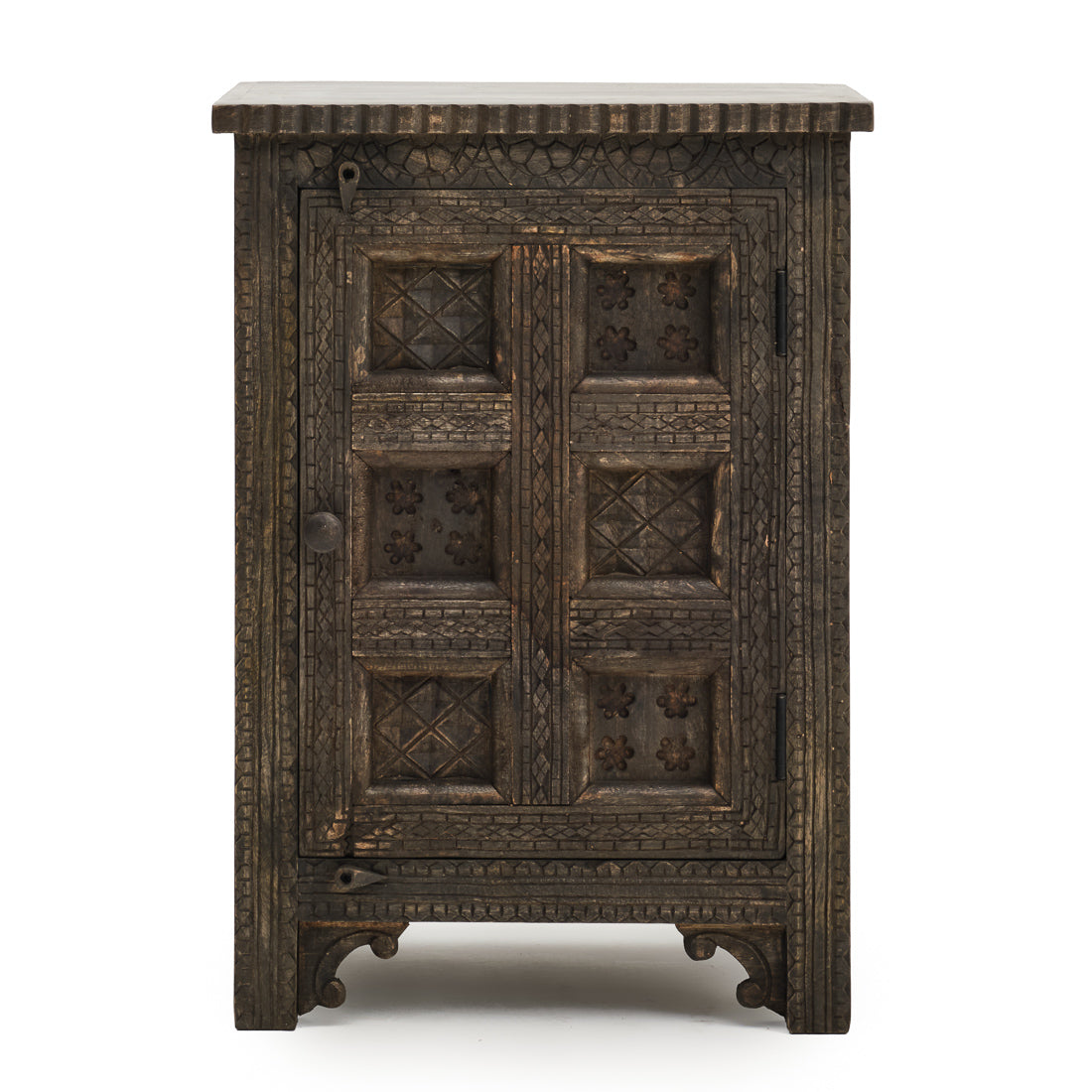 Indira Nightstand Dark Brown