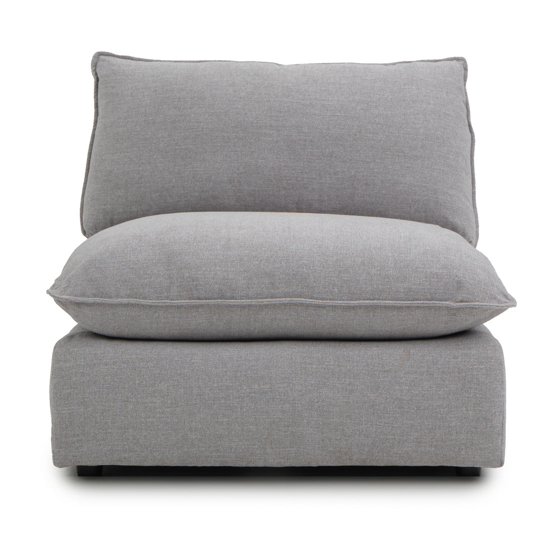 Neo Modular Armless Chair Light Grey