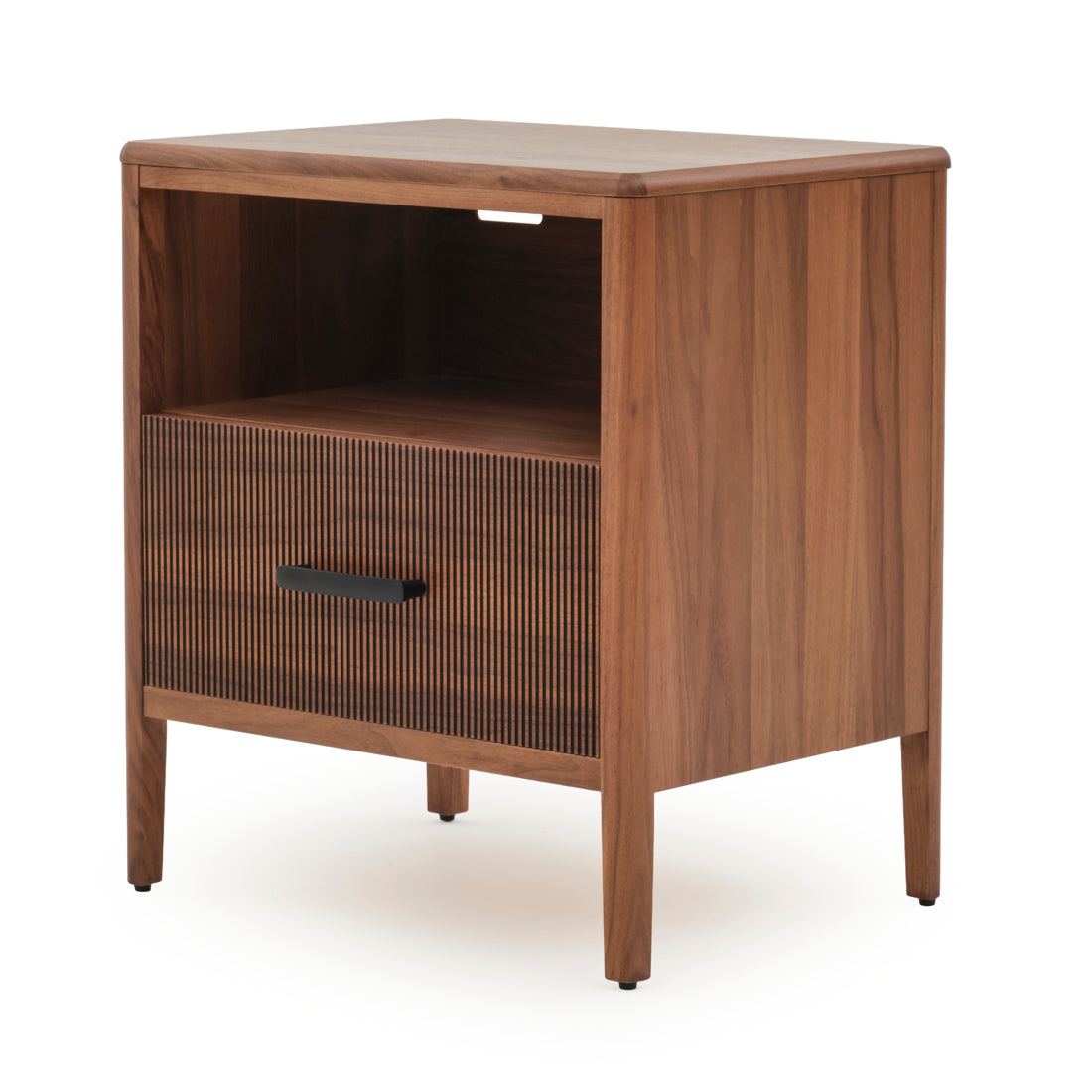 Edriana Right Nightstand Dark Brown