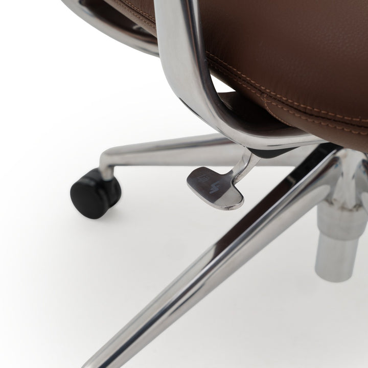 Euca Office Chair Dark Brown