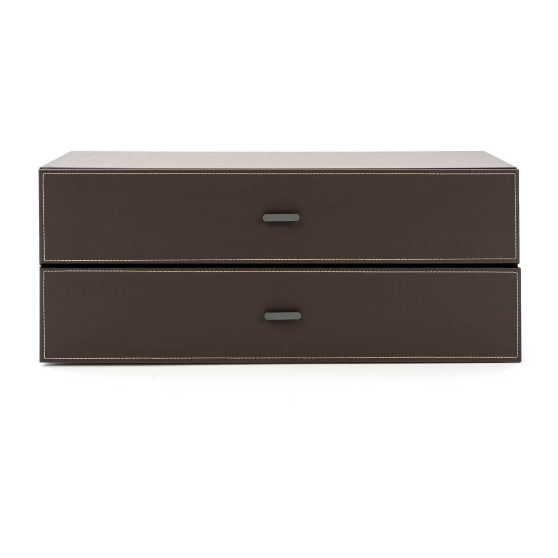 Neghan Wood Bookcase Dark Brown
