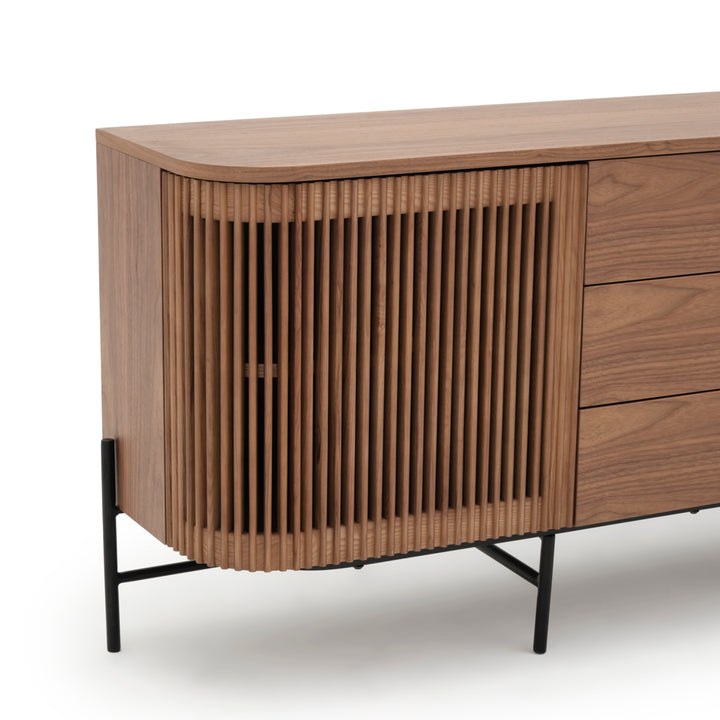 Easton Wood Sideboard Dark Brown