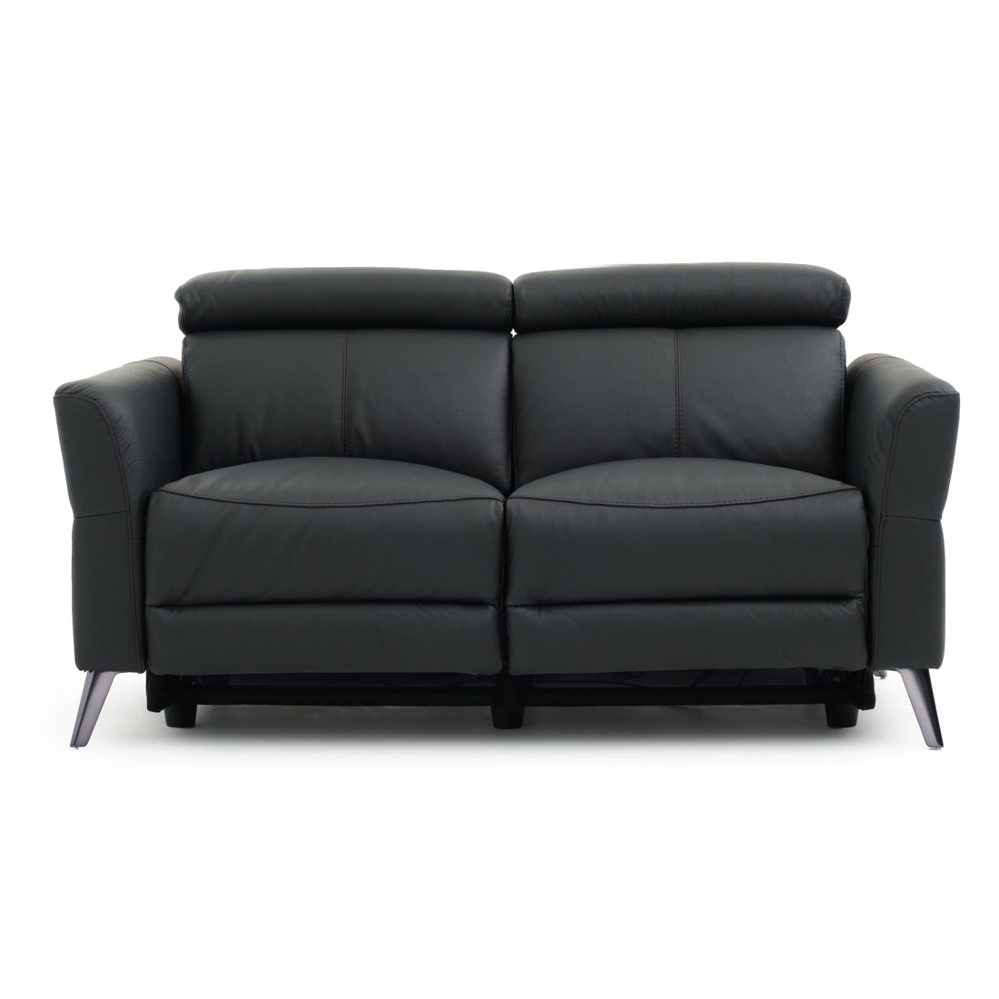 Westlyn Leather Reclining Loveseat Black