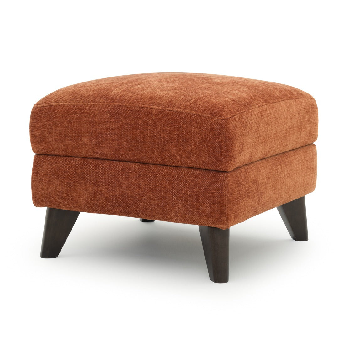 Nilani Ottoman with Storage Orange