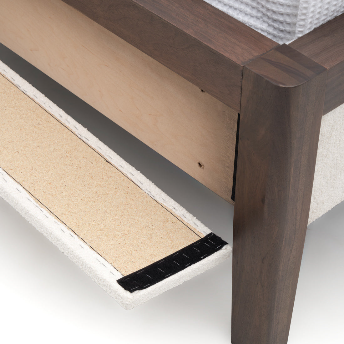 Nathaniel King Bed Dark Brown