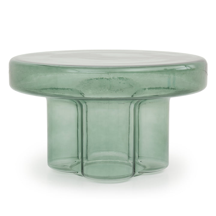 Eira Glass Coffee Table Aqua