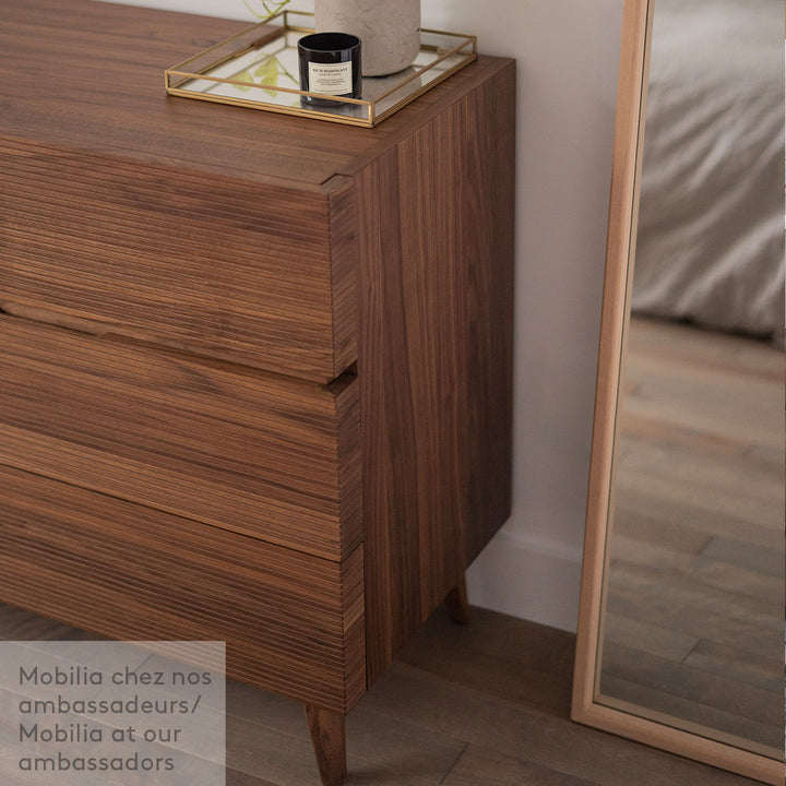 Eckhart 6-Drawer Dresser Dark Brown