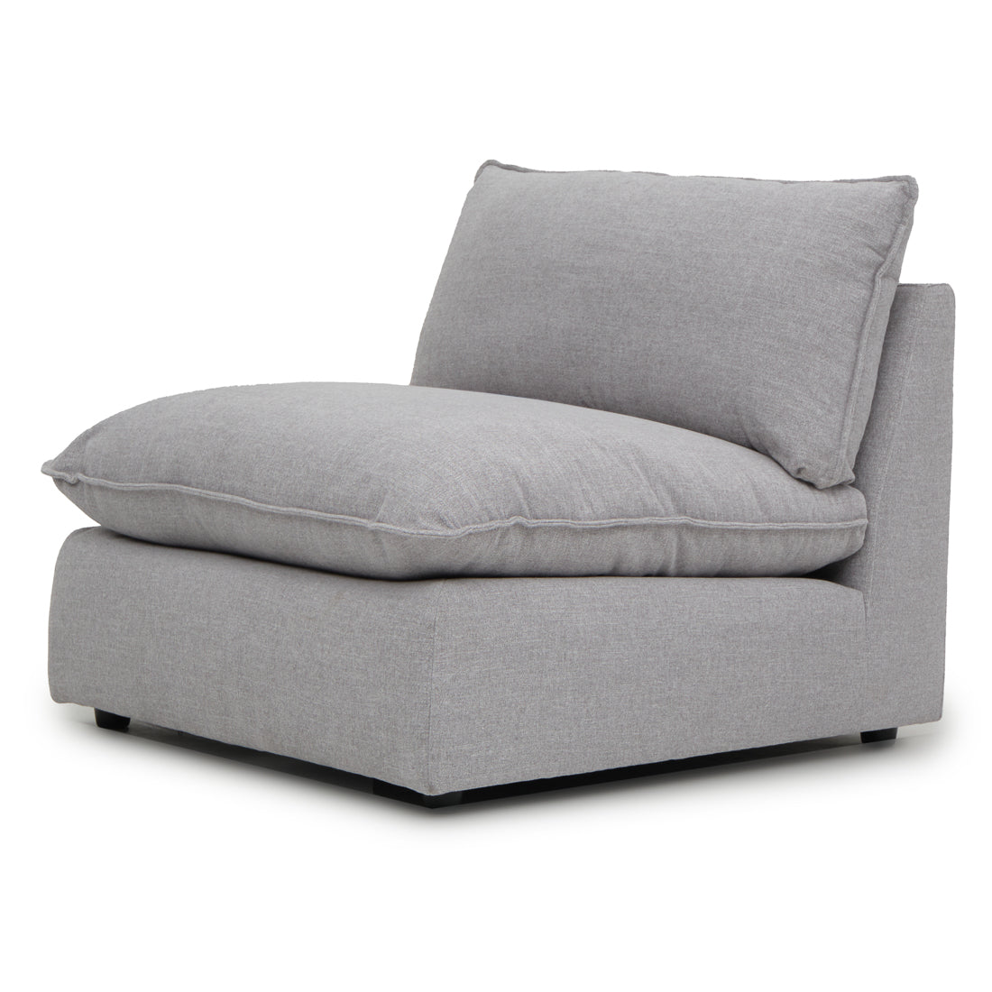 Neo Modular Armless Chair Light Grey