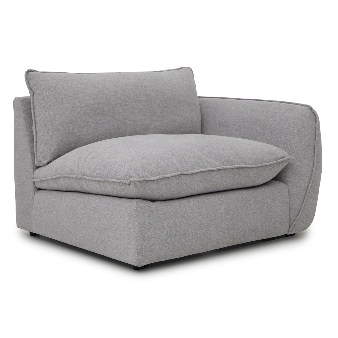 Neo Modular Right Chair Light Grey
