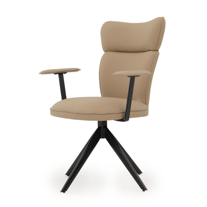 Edrian Swivel Armchair Taupe