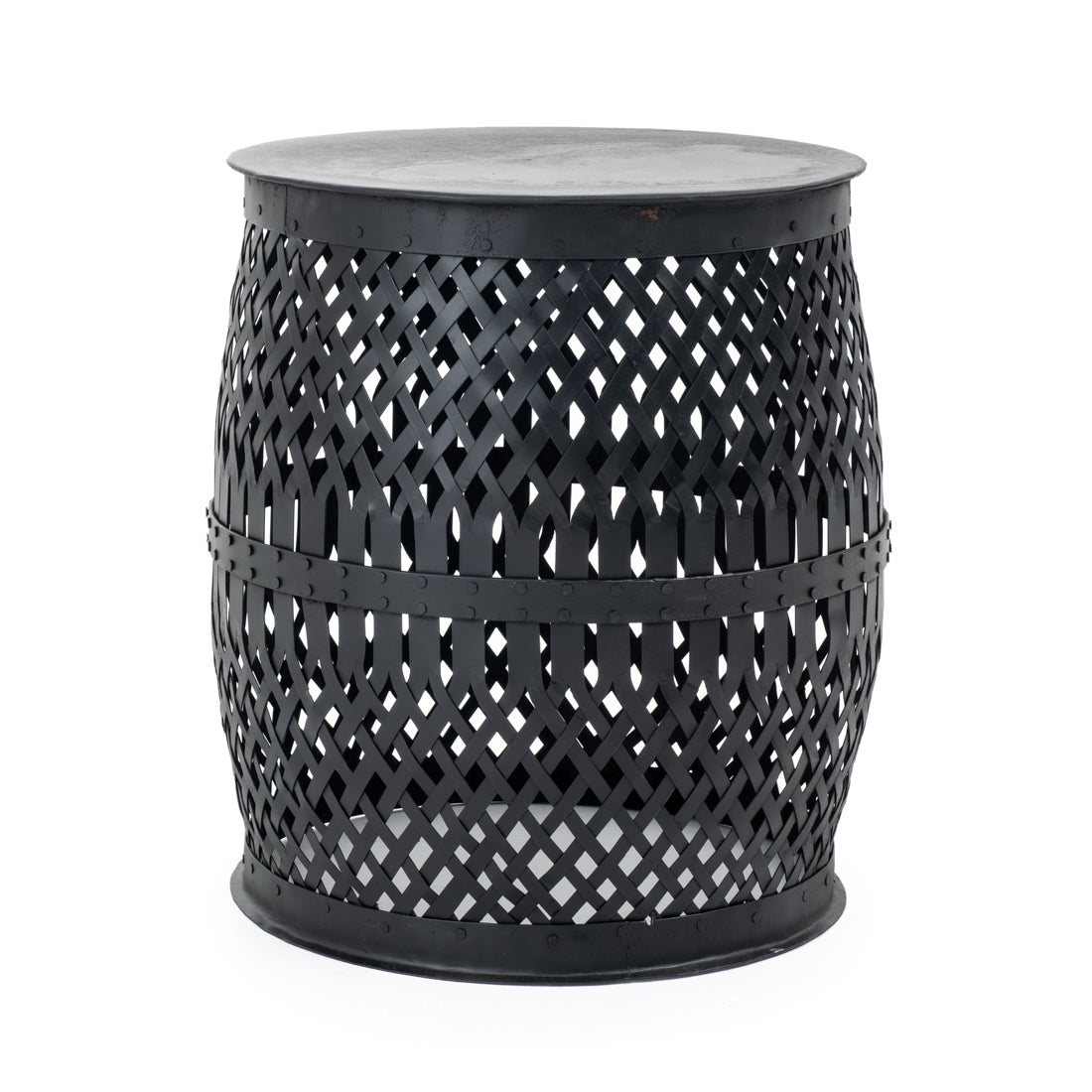 Indira Metal Accent Table Black