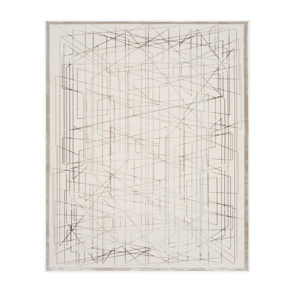 Wany Area Rug Black & White