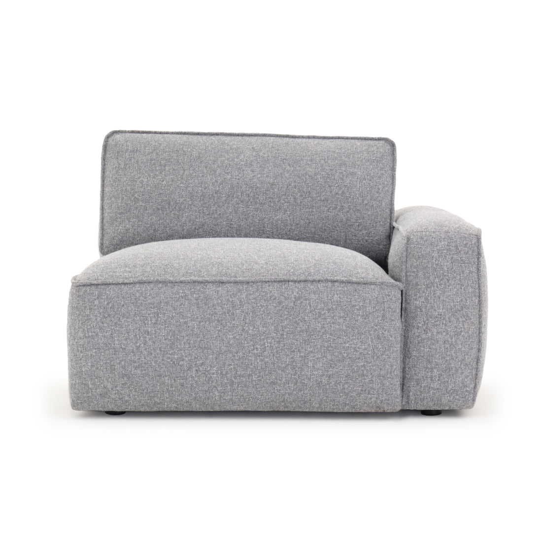 Nash Modular Right Chair Dark Grey