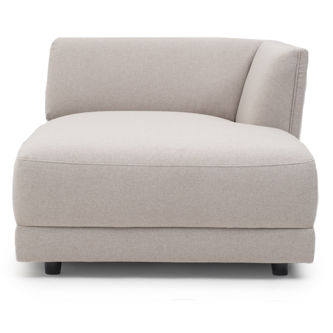 Nathan Modular Right Chaise Light Grey
