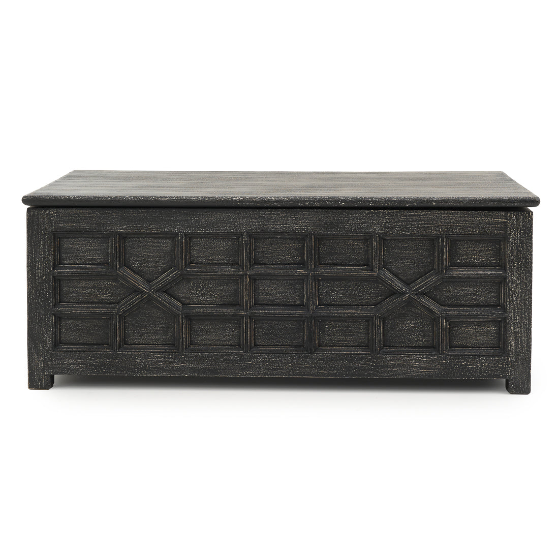 Indira Coffee Table with Storage Dark Grey