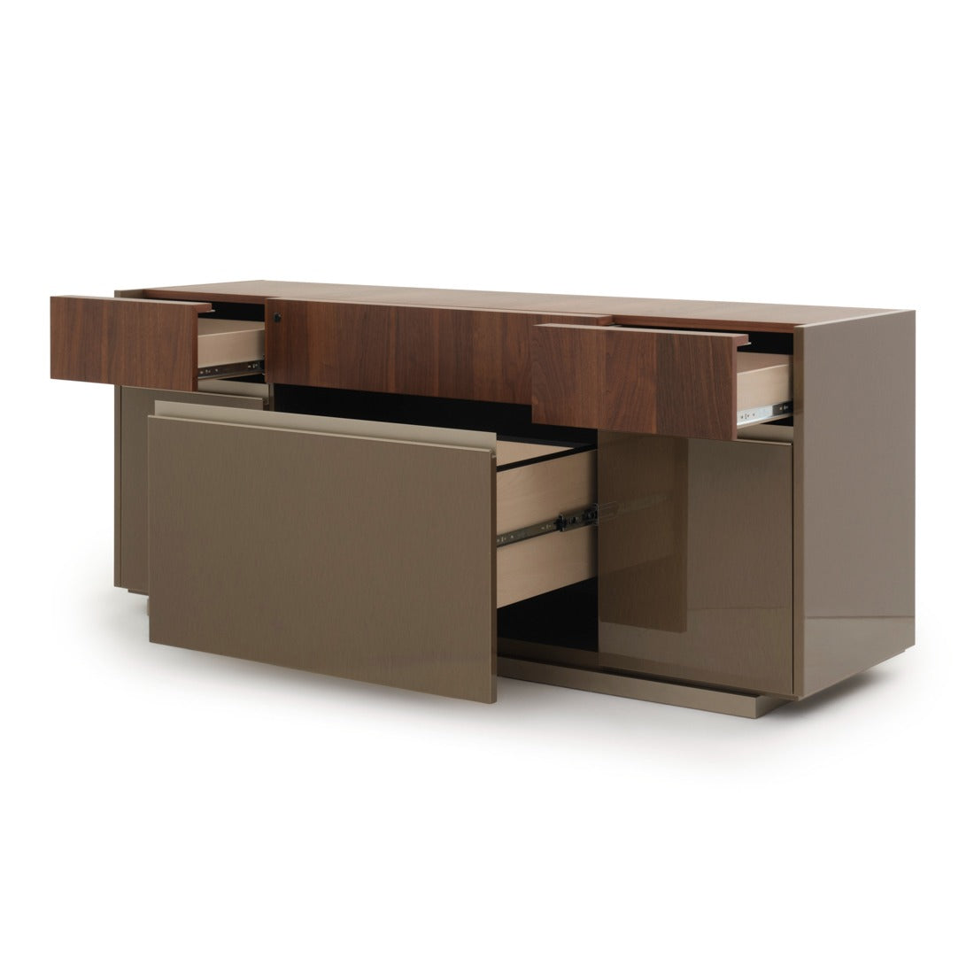 Epic 4-Drawer Filing Cabinet Dark Brown