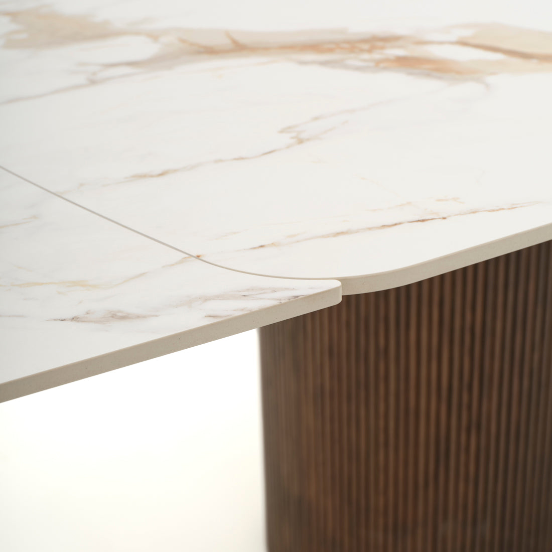 Esmeralda Extendable Dining Table White