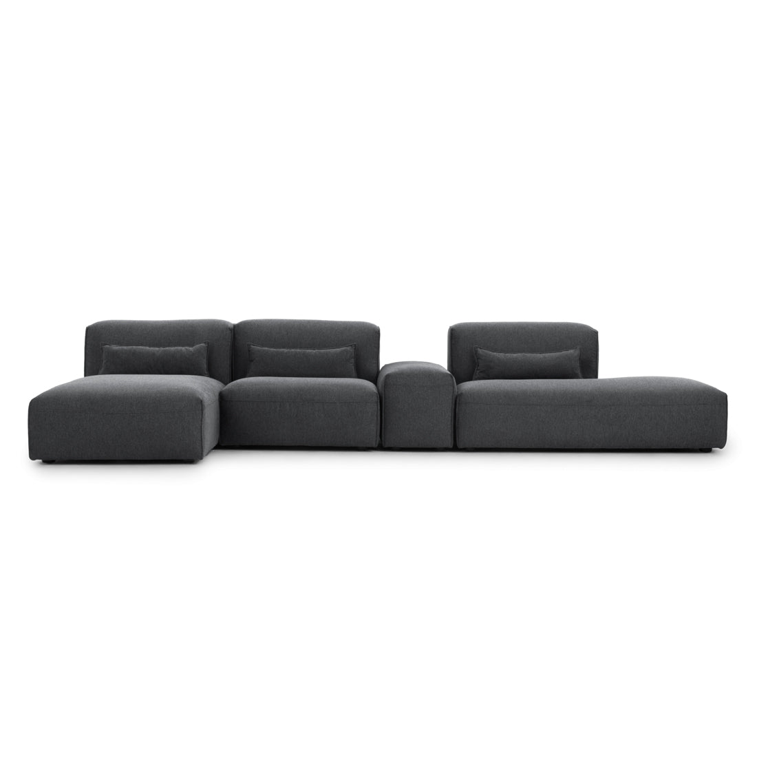 Ellemia Fabric Modular Set Dark Grey