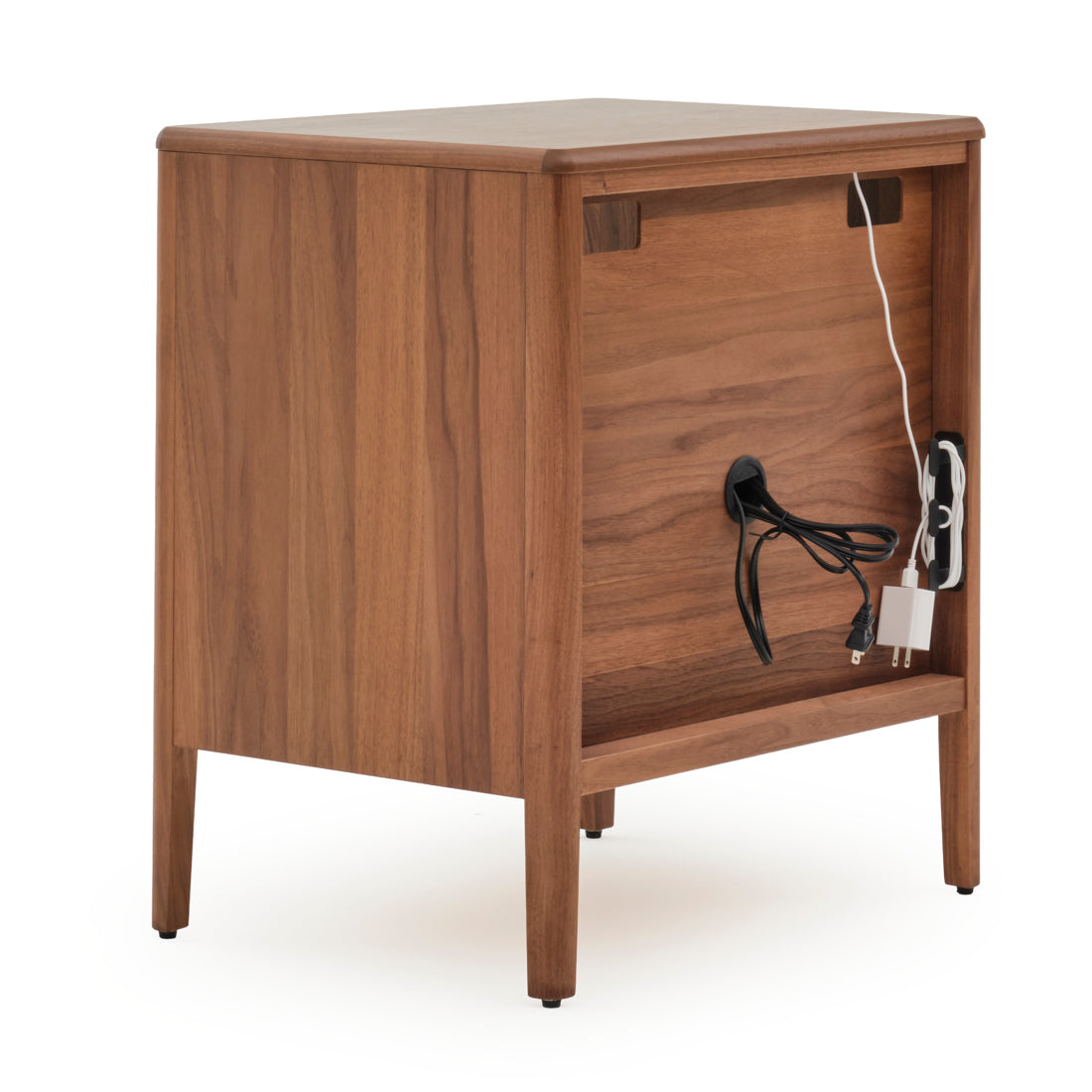 Edriana Right Nightstand Dark Brown