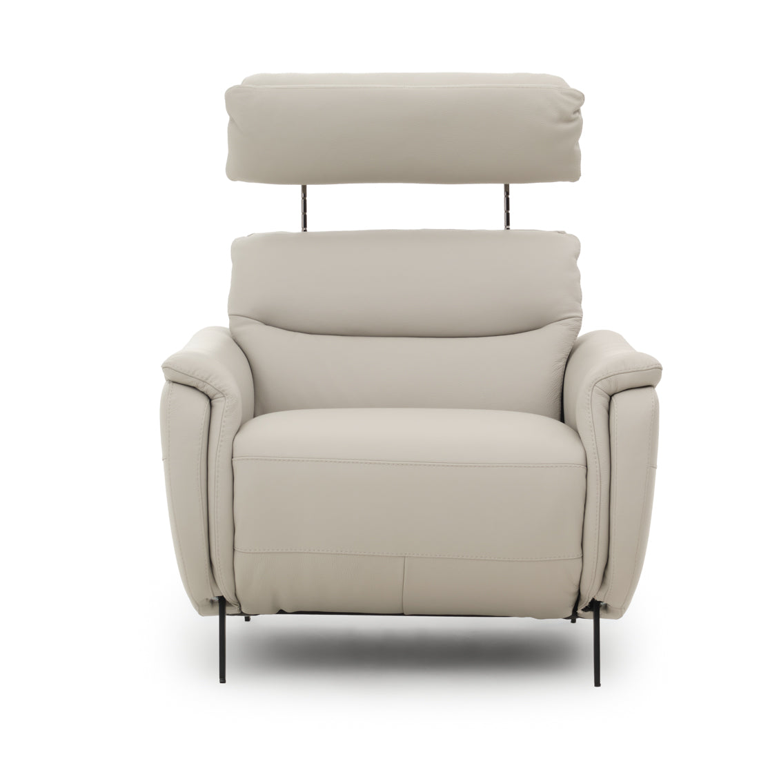 Ettore Reclining Accent Chair Light Grey