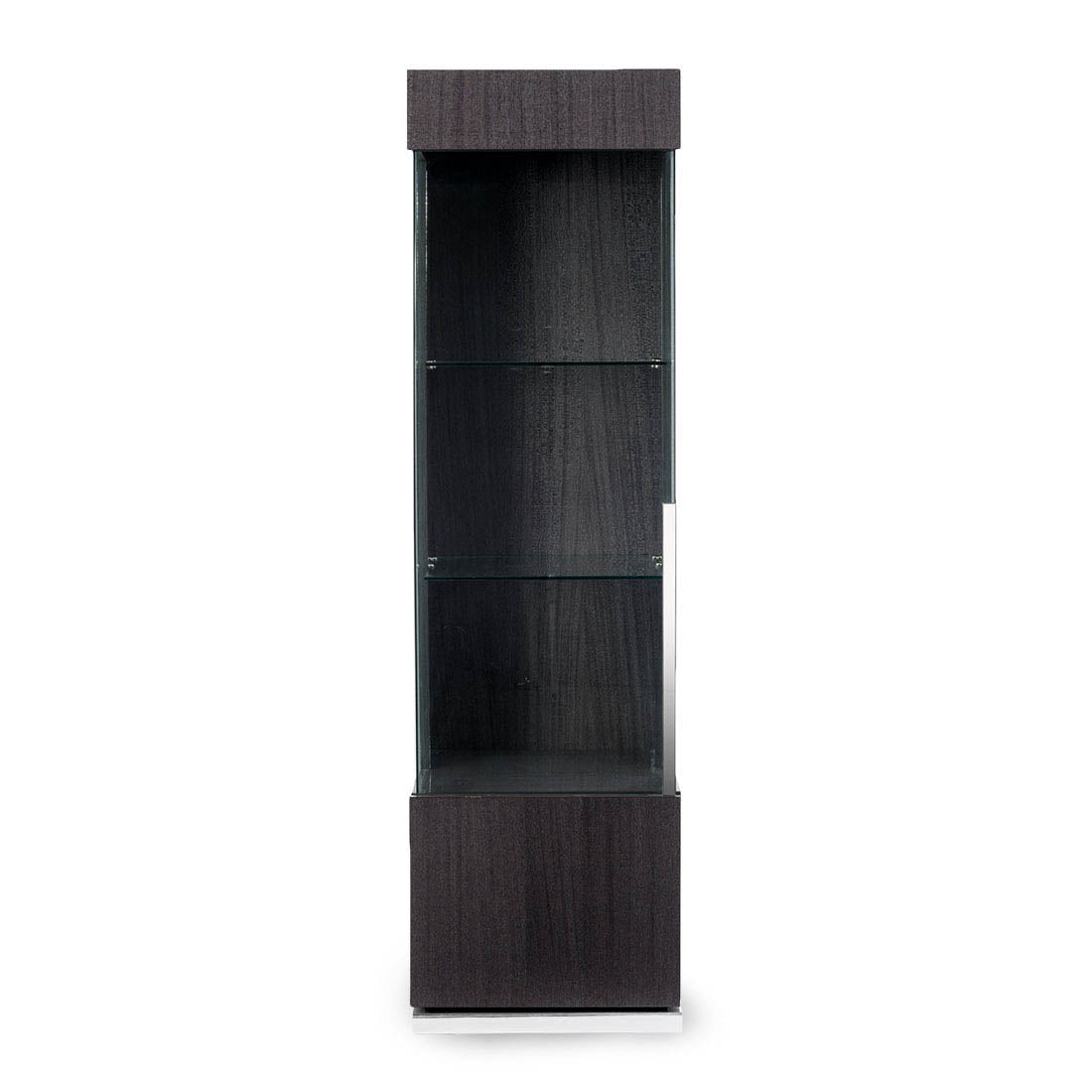Carlyle Wood Bookcase Dark Grey