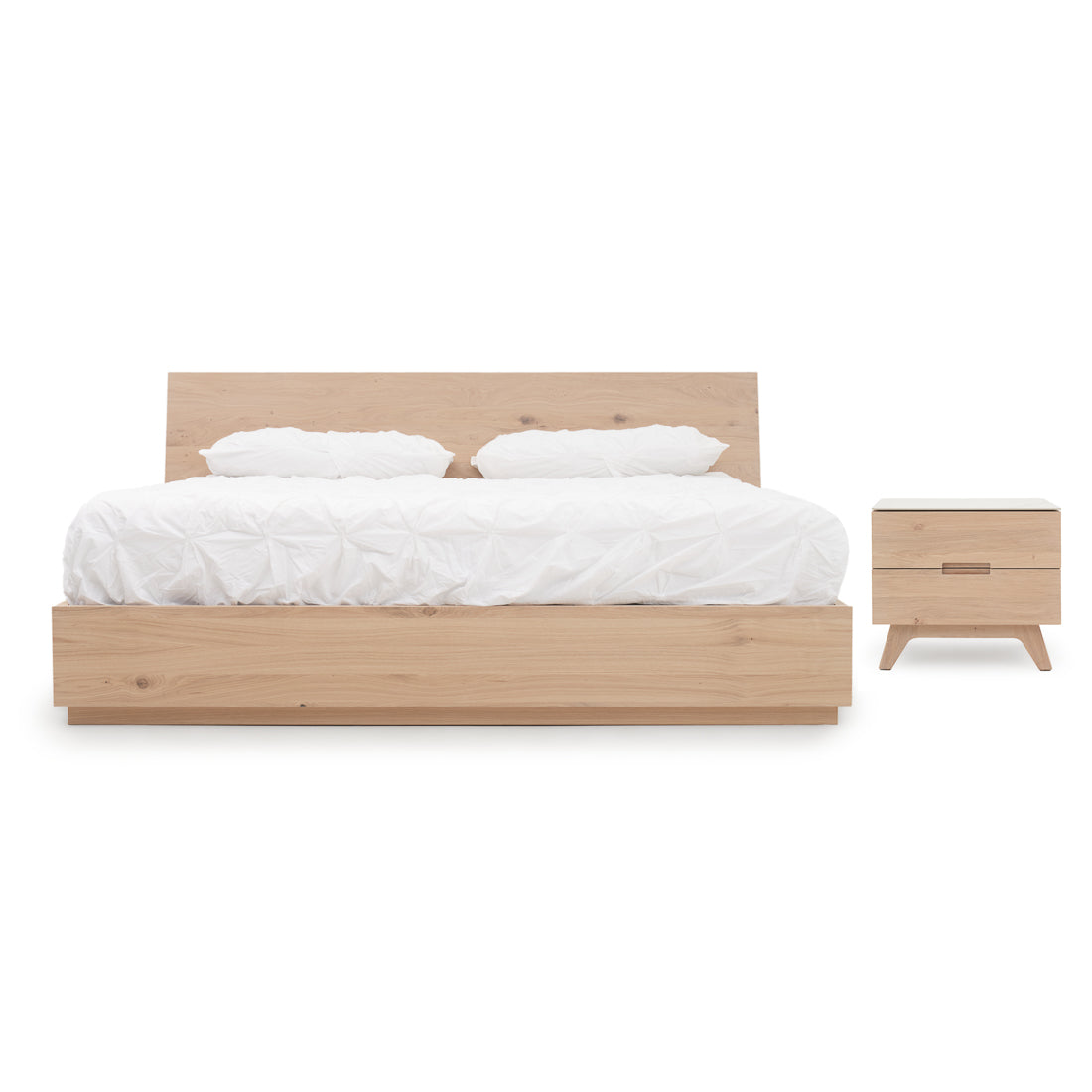 Elaina King Bed Light Brown