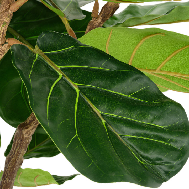Fiddle Leaf Fig Artificial Plant Dark Green