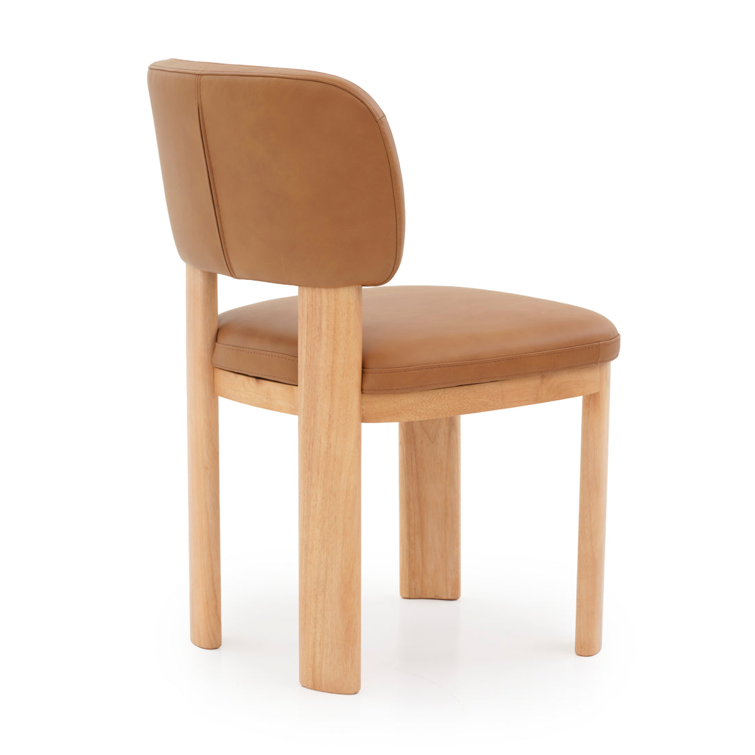 Noelia Leather Chair Cognac