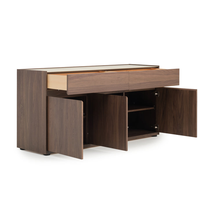 Nicolas Wood Sideboard Dark Brown