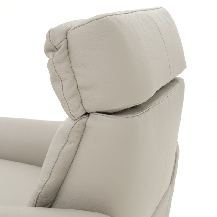 Ettore Reclining Accent Chair Light Grey