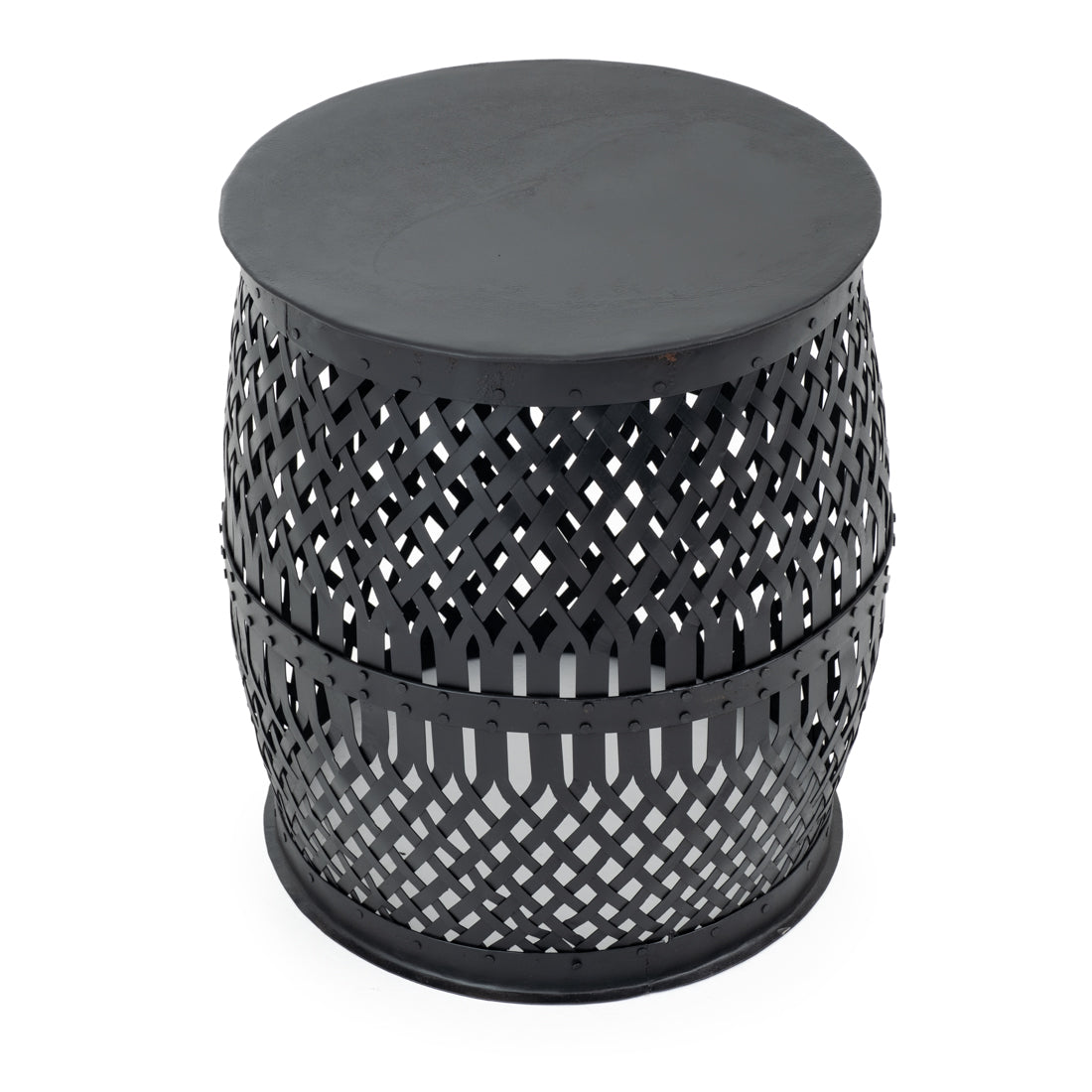 Indira Metal Accent Table Black
