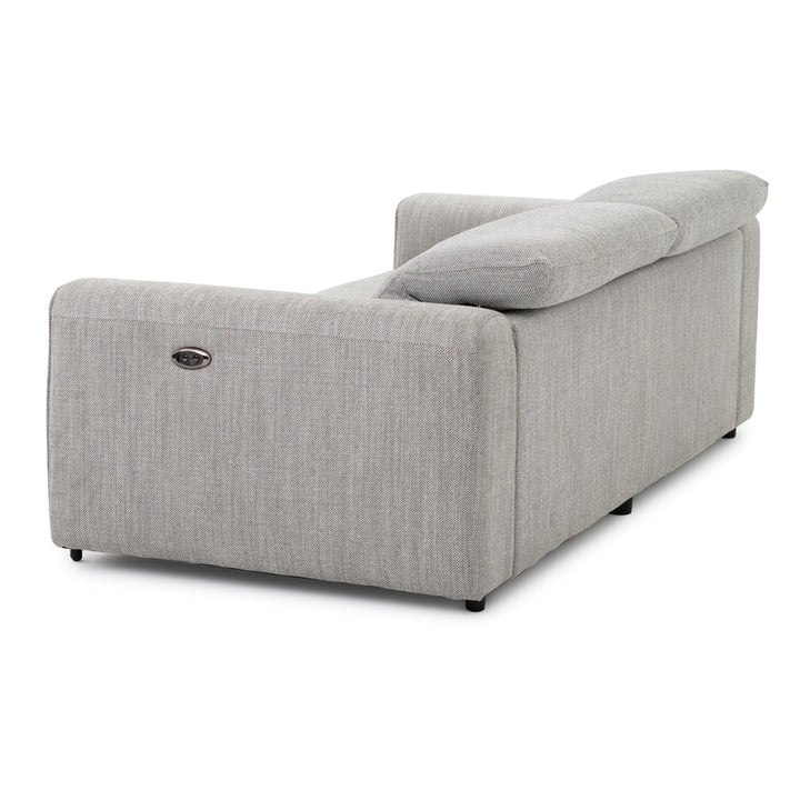 Wilnoir Fabric Reclining Sofa Light Grey