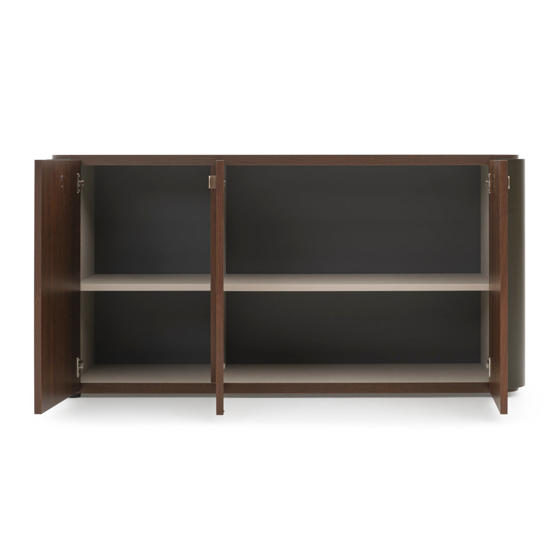 Wadena Wood Sideboard Dark Brown