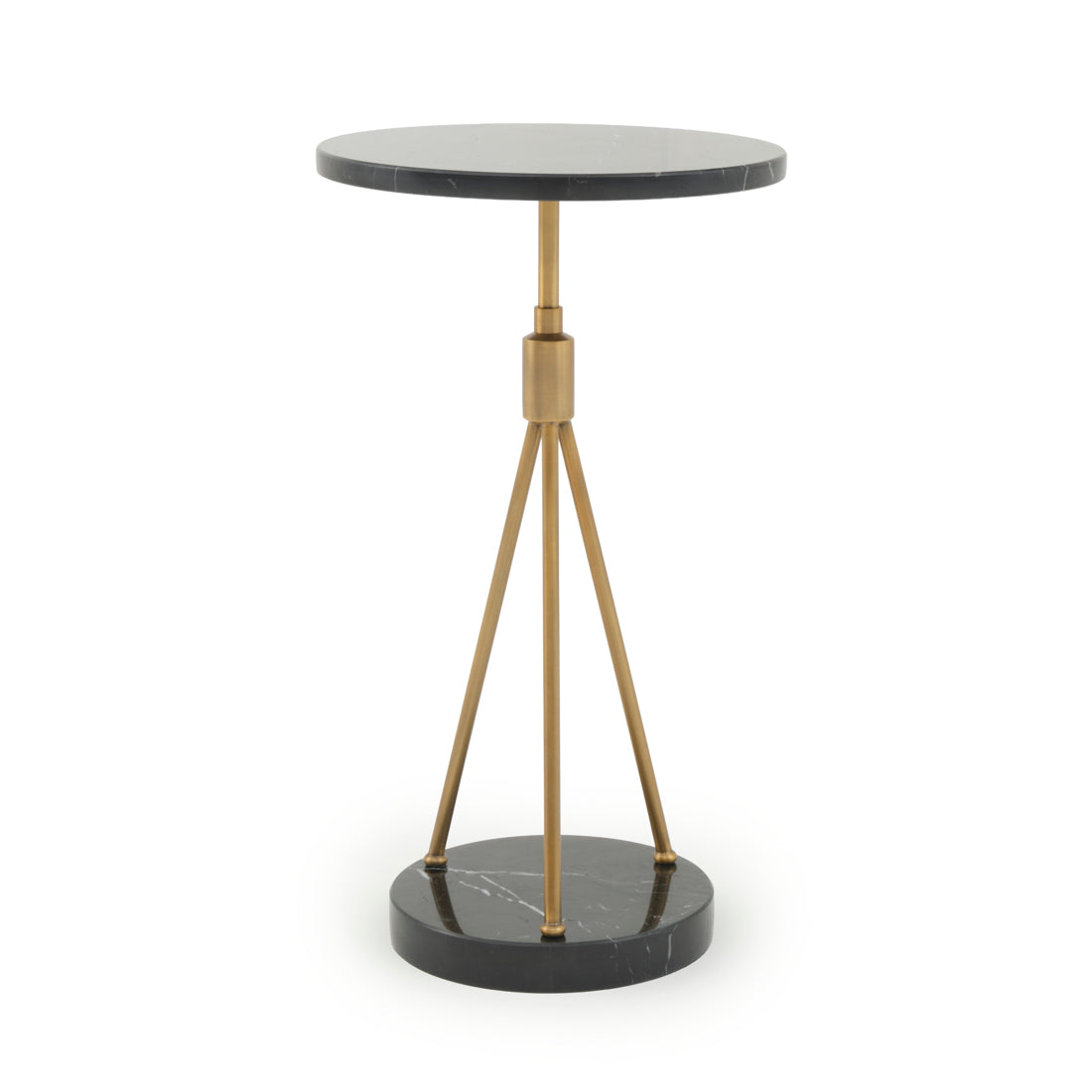 Wasaga Marble Accent Table Black