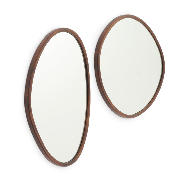 Nivoli Wall Mirror Dark Brown