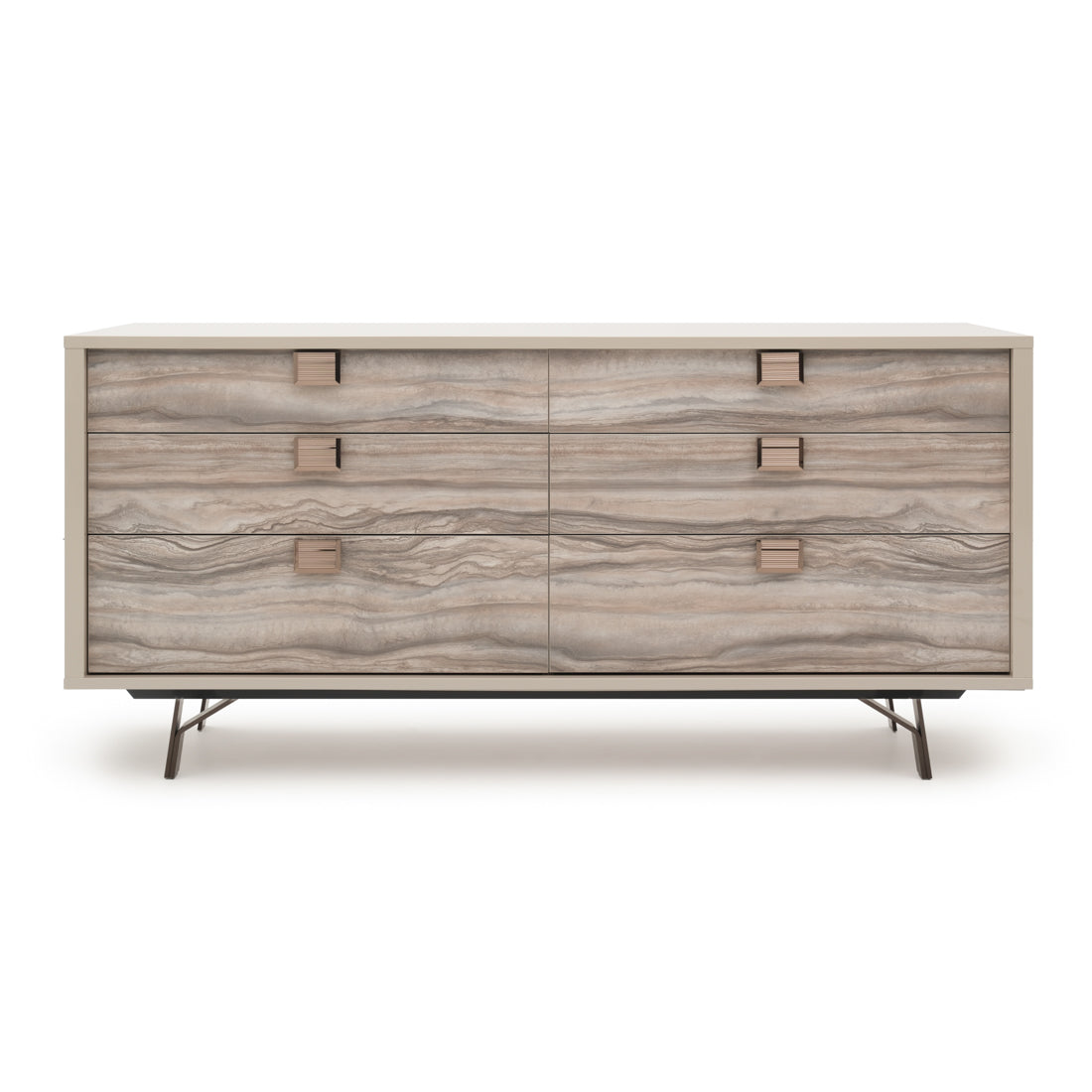 Walker 6-Drawer Dresser Beige