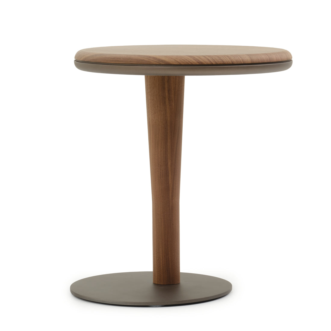 Nami Wood End Table Dark Brown