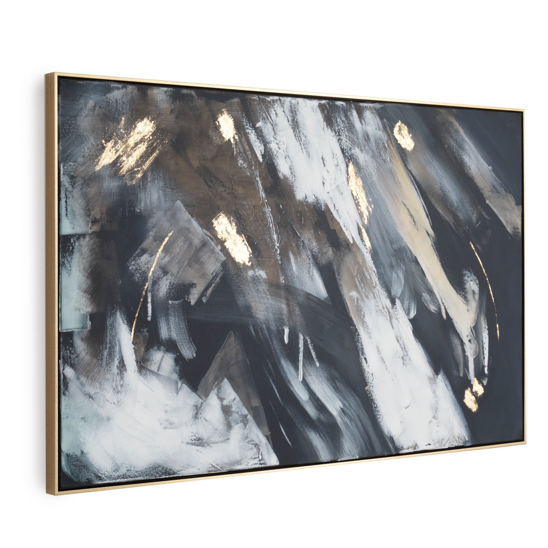 Westmonty Painting on Canvas Dark Grey