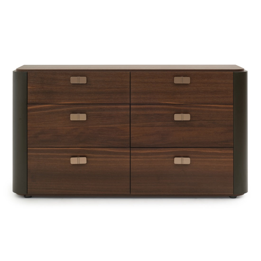 Wadena 6-Drawer Dresser Dark Brown